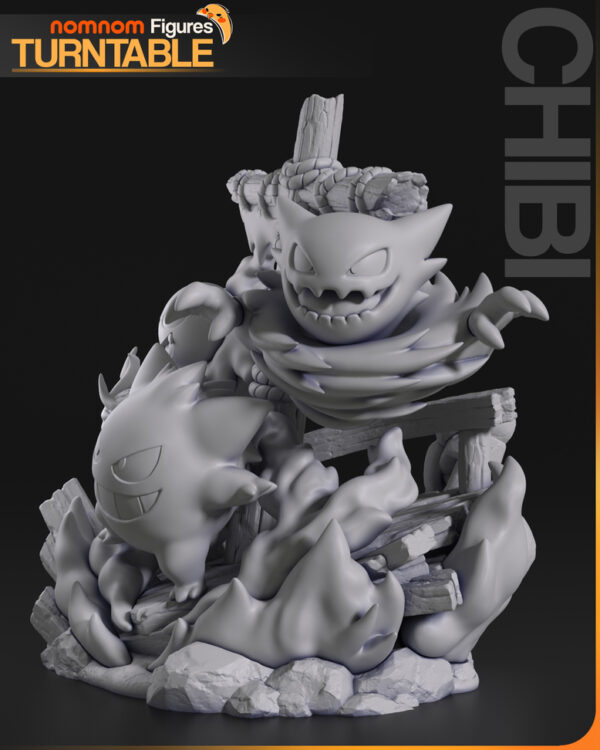 Gengar Evo Line – Personnage Jeux.