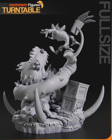 Crash Bandicoot Diorama – Personnage Jeux video.