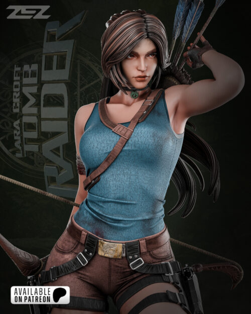 Lara Croft – Personnage Jeux video.