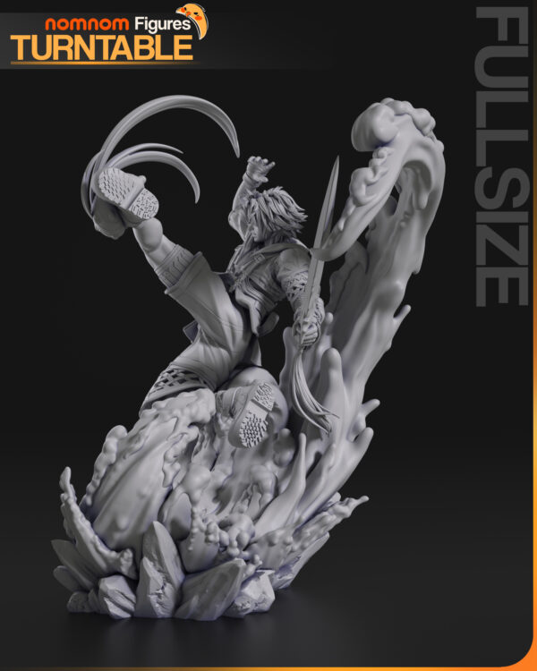 Turntable_03 Tidus Diorama – Personnage Jeux video.